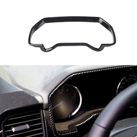 Keptrim ABS Carbon Fiber Dashboard Center Console Dash Board Trim for Ford F-150 2021 2022 2023 2024 2025