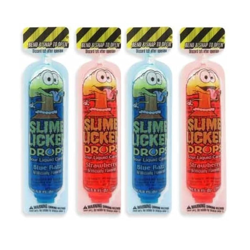 Slime Lickers Drops Sour Liquid Candy – 30 Pack (16