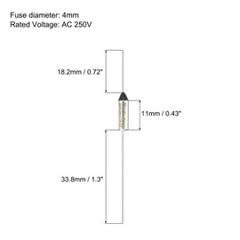 sourcing map 10Pcs Metal Temperature Thermal Fuse RY95 95 °C 203 °F 10A 250V Cutoff Thermal Fuse for Motor Transformer Electric Industrial Home Appliance