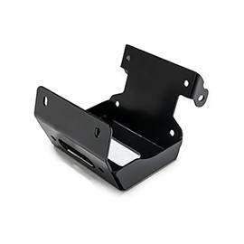 SuperATV 3500 lb Black Ops Winch with Heavy Duty Winch Mounting Plate Compatible with Honda Foreman TRX 500 / Honda Rancher/Honda Foreman Rubicon (see fitment) | 3/16" Steel Plating!