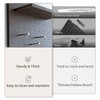 XAOHOME Wooden Pegboard, Sturdy Peg Board for Walls Modular Grid
