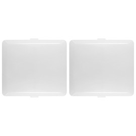 seork Bathroom Vent Fan Light Lens Cover Replacement Part Fits for Broan Nutone S97013662, S97014094 Bathroom Fan Cover Grille and Lens Assembly Kit (2 Pcs)