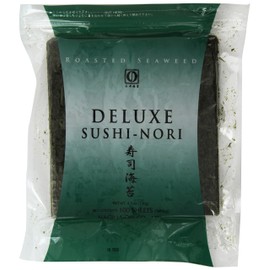 Nagai Deluxe Sushi Nori, Half Sheets, 100 Count