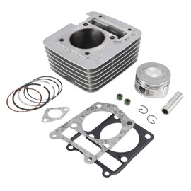 VIPIH 62mm Cylinder Piston Gasket Top End Rebuild Kit 185cc Fit For Yamaha YBR 125 XT125R XT125X XTZ 125