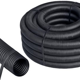 ISOLATECH Corrugated Pipe Unslotted ID Diameter 20 mm AD Diameter 25 mm L 10 m Wall 0.3 mm PP Reach Indoor/Outdoor Temperature 45C + 125C Heat Resistant 240h + 150C UL94V0 RoHS Diameter 20 mm 10 m