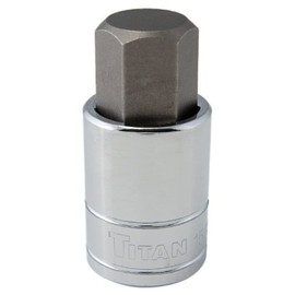 Titan 15666 1/2-Inch Drive x 3/4-Inch Hex Bit Socket