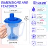 Ehucon Dysphagia Regulating Drinking Cup for Elderly-Having Difficulty Swallowing,Dispenses 5