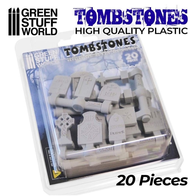 Green Stuff World - Plastic Tombstones
