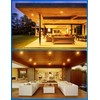 12W LED Bug Lights for Outside[4 Pack], JandCase Yellow Bug