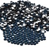 NCB 2000pcs Flatback Round Glass Nail Art Rhinestones Crystal for