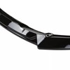 MUTUSAISI Gloss Black Front Bumper Lip Spoiler Splitter Fit for