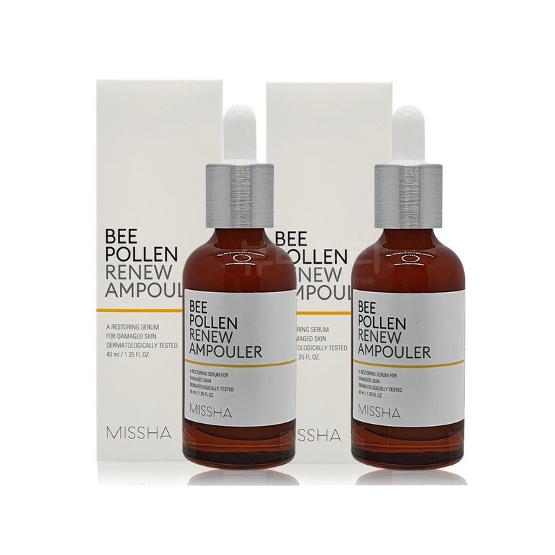 Missha Bee Pollen Renew Ampouler 40ml + 40ml / 미샤