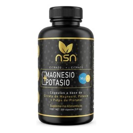 Suplemento En Cápsula Nsn Natural Smart Nutrition Magnesio De Magnesio  Potasio X 200g