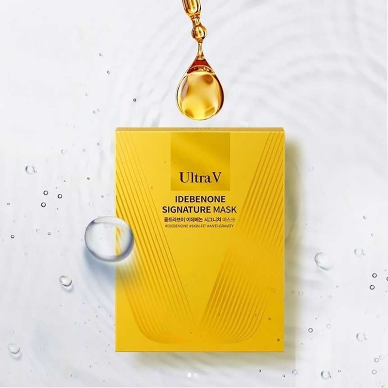 울트라브이 이데베논 시그니쳐 마스크 1BOX_10장 Idebenone Signature Mask 1 Box_10