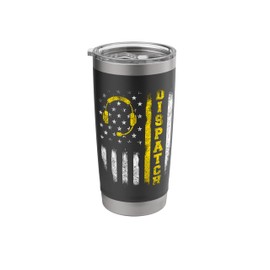 Dispatch - 911 Dispatcher First Responder Emergency Call USA Stainless Steel Insulated Tumbler