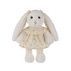 Apricot Lamb Lady Bunny Plushies Stuffed Animals for Kids, Soft Cute Rabbit Plush Toys for Baby Girl and Boy, Fluffy Lady Bunny White 7.1 Inches