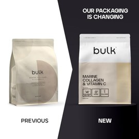 Bulk Marine Collagen and Vitamin C Powder, Orange, 250 g