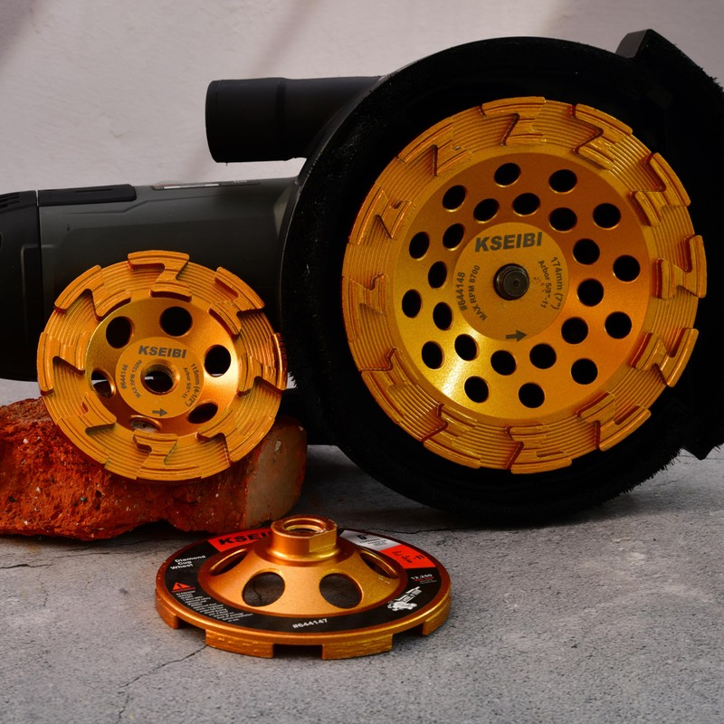 KSEIBI 644146 Surface Grinding Wheels 4-1/2 Inch - Diamond Cup