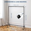 Boshangjia Industrial Pipe Clothing Rack Free Standing,Vintage Style Detachable Garment