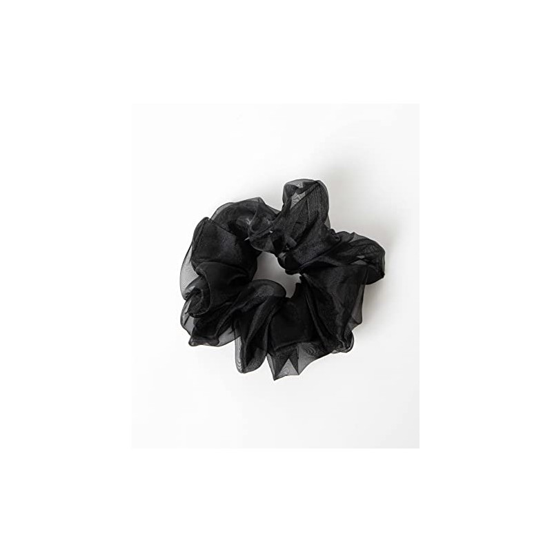 Wigo Women's Big Scrunchie Hair Rubber Accessory Accessory, white (off-white)