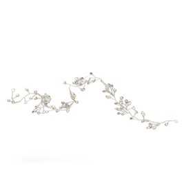 Rhinestone Hair Vine, 37.5cm / 14.8in Crystal Bridal Headpiece,Stylish Elegant Crystal Hair Piece, Strong Alloy Wire Shiny Rhinestone Bridal Hair Piece for Wedding Birthday Party