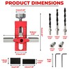 2-in-1 Cabinet Door Handle Mounting Jig Positioning Tool for Installing