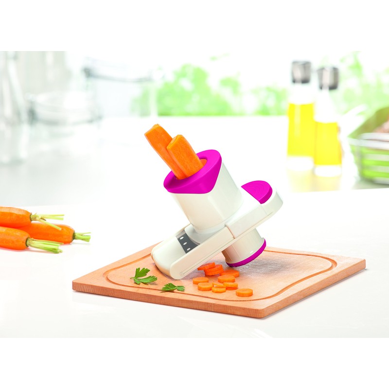 Leifheit Comfort 3182 Slicer Slicer, Pink Colour Edition