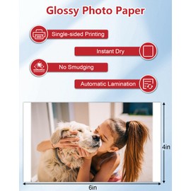 Cruxer Compatible for Canon Selphy CP1500 CP1300 Ink and Paper 4" x 6" KP-36in KP-36 for Cannon Selphy CP Printer CP910 CP1000 CP1200 CP900 CP780 CP760, 36 Sheets Photo Paper + 1 Ink Cartridge, 4 Set