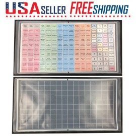 SAM4S ER 5200M, SPS 520FT, 530FT, SER 7000 Flat Keyboard Wet Cover Silicone Skin