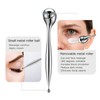 LISAPACK Metal Eye Cream Roller Wand, Face Massage, Facial Massager