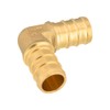 Pro 40-Pack EFIELD Pex Crimp 1/2 Inch Elbow Brass Plumbing