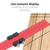 300mm Woodworking Scribing Ruler Aluminum Alloy Woodworking Pocket Slide Stop