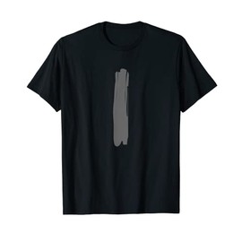 Creative Bold Dark Grey Letter I - Alphabet - Marker Design T-Shirt
