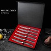 XT XITUO Serrated Steak Knife Set - 6pcs Premium 4.5