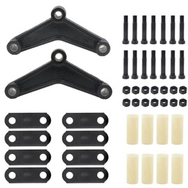 Tow-max Soaring Trailer Shackle Kit, Tandem Axle Trailer Shackle Kit, Trailer Equalizer Suspension Kit for Double Eye Leaf Springs (3500 lbs-5200 lbs Axles) (7-3/4" Hole Pitch Equalizer)