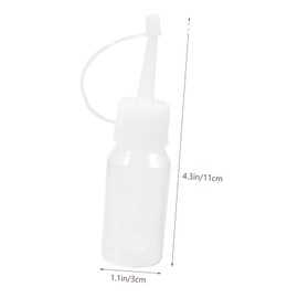 LALAFINA 2sets Hair Oil Bottle Pointed Mouth Squeeze Bottles for Beauty Products Scalp Applicator Bottle Plastic Root Comb Applicator Bottle Practical for Hair Care 12pcs*2