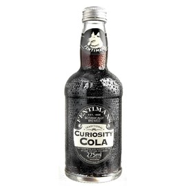 Fentimans Sparkling Curiosity Cola - Healthy Soda, All Natural Soda, Craft Soda with No Artificial Flavors, Preservatives, or Sweeteners, Botanically Brewed - Curiosity Cola, 275 ml (Pack of 12)