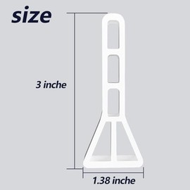 Raycity 3" High Shower Threshold Water Dam 59 IN Collapsible Shower Water Splash Guard for Curbless Shower Threshold Barrier Water Stopper for Wet and Dry Separation Bathroom and Kitchen (White)