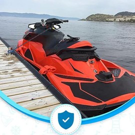 Boat Ropes for Docking with Loop,Anchoring Boat Dock Lines with Loop - Marine Security Kayak Mooring Cord Accessories for Motorboats Watercraft Pontoon Water Skiing Rafting