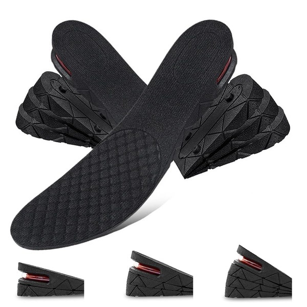 Height Increase Insoles 4 Layer 1.97/2.76/3.54 Inch Air Cushion Invisible