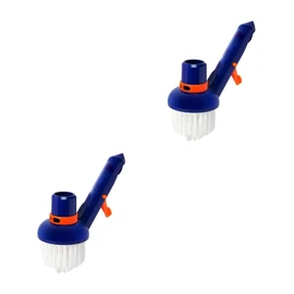 BESPORTBLE 2 pcs Pool Vacuum Brush Head Replacement for Swimming Pool Cleaning Equipment Compact Suction Head for Dirt Removal Corners and Steps Durable and Easy to Use