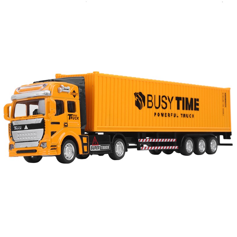 1: 48 Alloy Container Truck Model Toy Highly Simulation Children