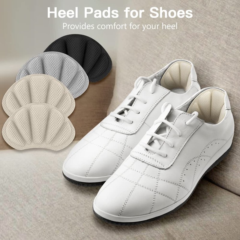 Flintronic 4 pairs sneaker repair patch, heel patch, shoe heel