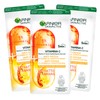 3 x Garnier SkinActive Vitamin C Maske aus Stoff, konzentrierte