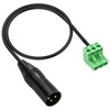XMSJSIY XLR to 3-pin Phoenix Cable XLR 3P Male to