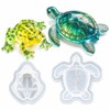 2 Pack Turtle & Frog Resin Molds, 3D Silicone Animal