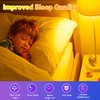 DALUXshop Amber Sleep Light Bulbs, Blue Light Blocking, A19 9W(60