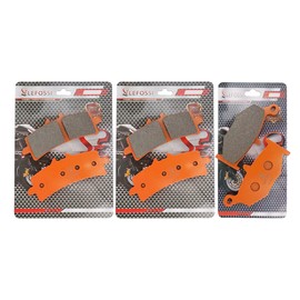 LE LEFOSSI Front and Rear Carbon Fiber Brake Brake Pads Compatible with for Fit for Suzuki Hayabusa 1300 GSX1300R GSX 1300 R 2013 2014 2015 2016 2017 2018 2019 2020 2021 2022 2023 2024 FA447F FA419R