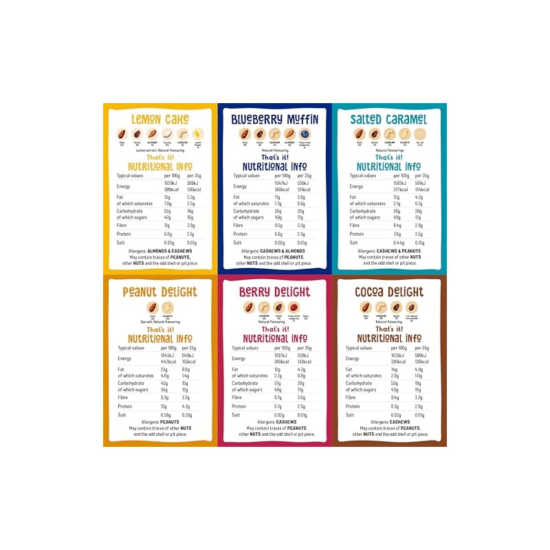 Nakd Pack Multisabores - Barritas Raw de Fruta y Frutos