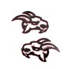Pack of 2 Angry Goat Car Truck Emblem Right Left